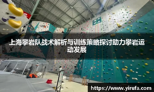 上海攀岩队战术解析与训练策略探讨助力攀岩运动发展